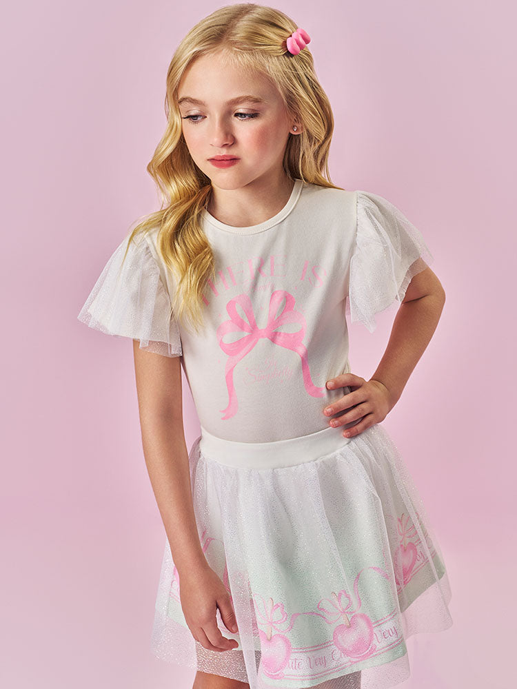 Conjunto Cinti Blusa E Short/saia Tule 12734