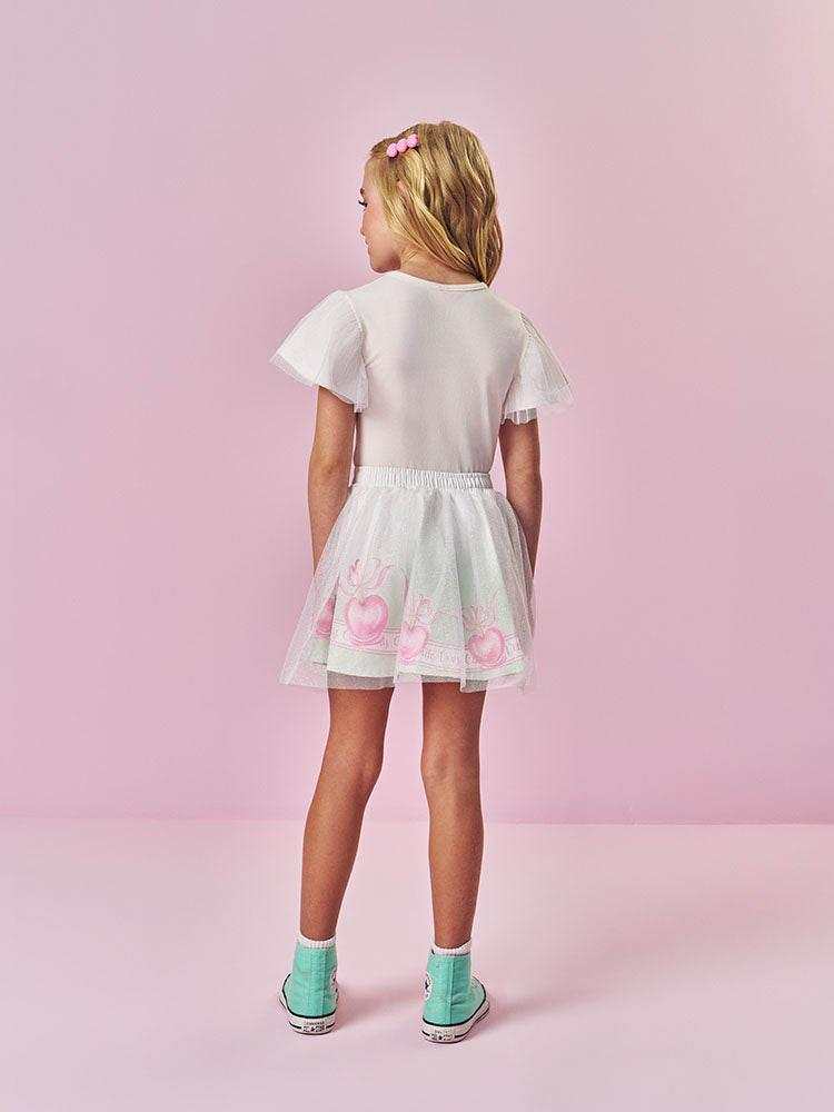 Conjunto Cinti Blusa E Short/saia Tule 12734