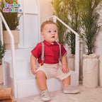 Conjunto Malha Sarja Estiloso