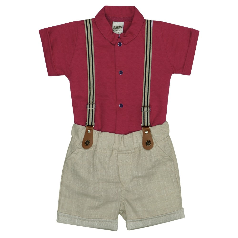 Conjunto Malha Sarja Estiloso