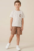 Conjunto de Camiseta em Cotton e Bermuda Nylon
