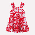 Vestido Infantil Menina em Algodão Nanai