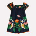 Vestido Infantil Menina com Ponto Concha Nanai