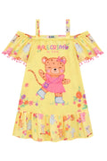 Vestido Infantil em Viscose Alecrim Kukiê