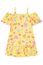 Vestido Infantil em Viscose Alecrim Kukiê