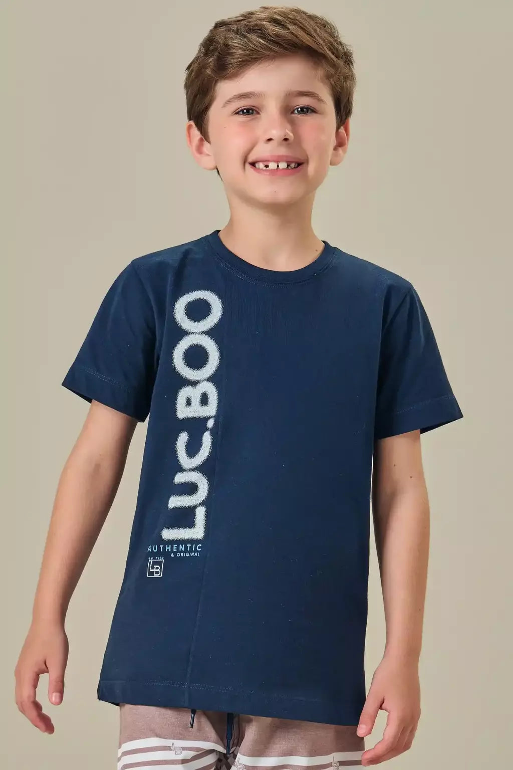 CAMISETA AZUL ESCURO LUC.BOO 84464
