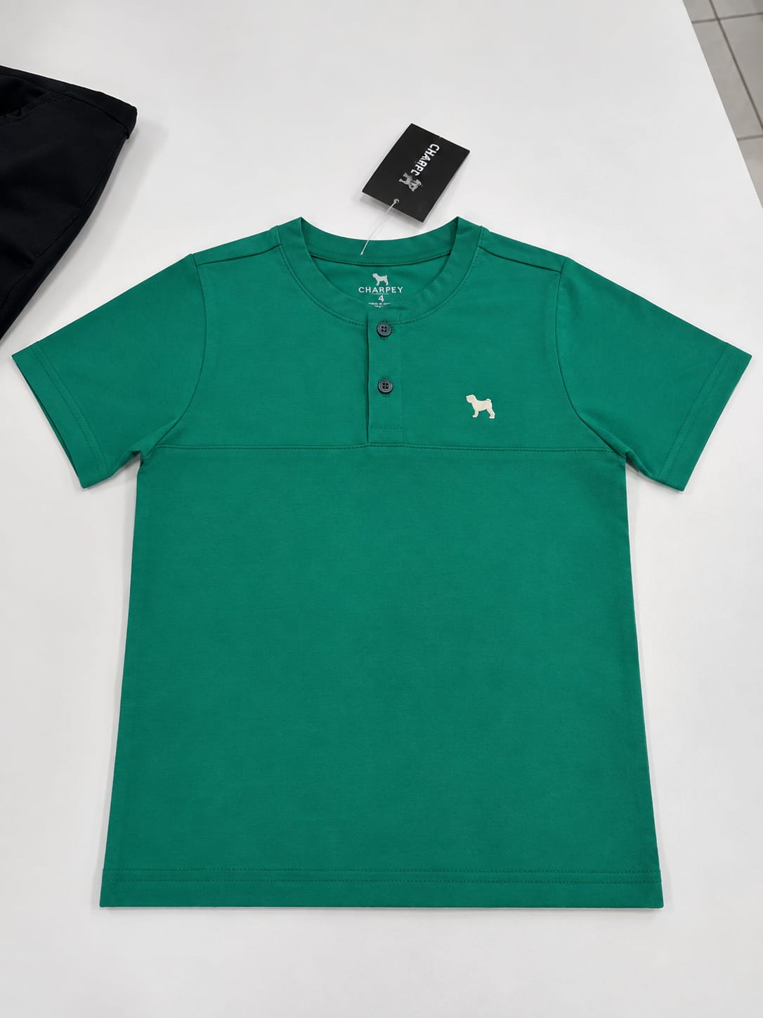 Camisa Gola Padre Em Meia Malha Menino Charpey