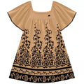 Vestido festa Infantil Menina em Cotton Verão Milon