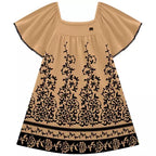 Vestido festa Infantil Menina em Cotton Verão Milon