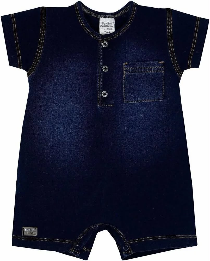 MACACÃO SONHO MAGICO JEANS