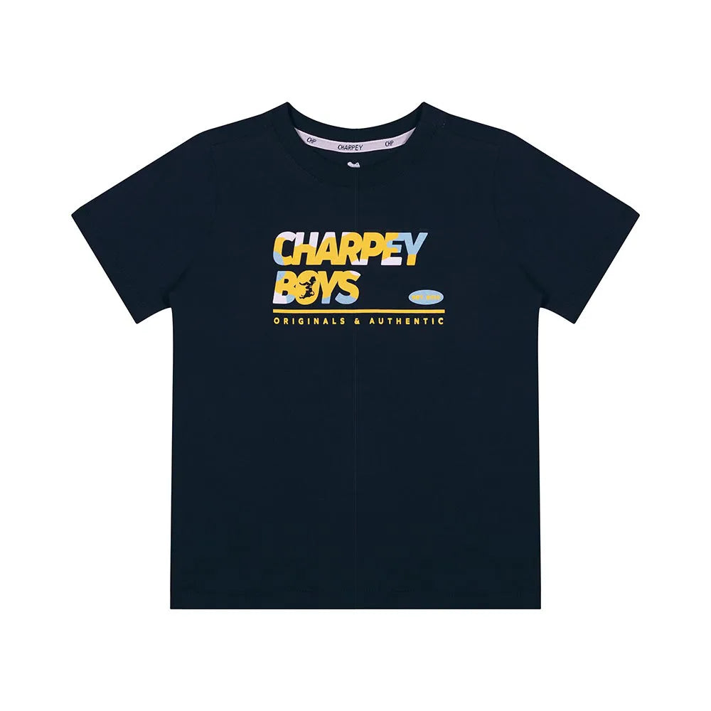 Camiseta Infantil Boys Marinho Charpey